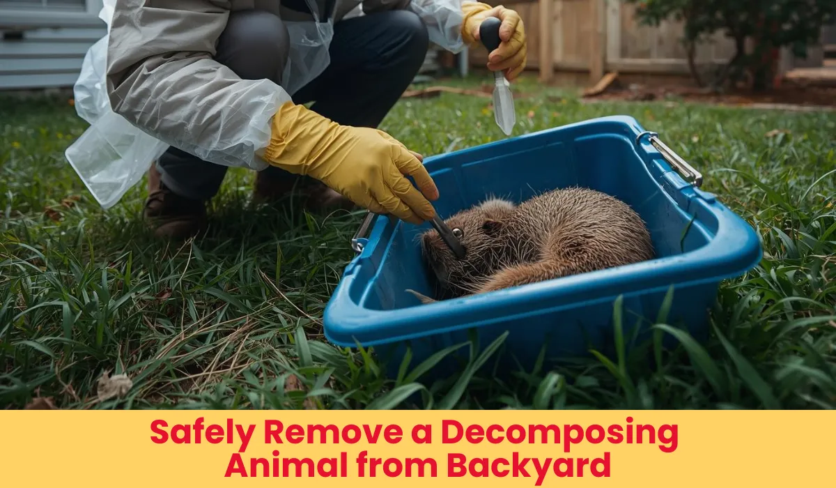 How to Safely Remove a Decomposing Animal from Your Backyard?