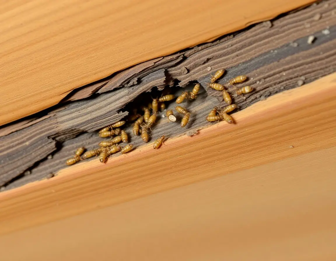 Pest damage example